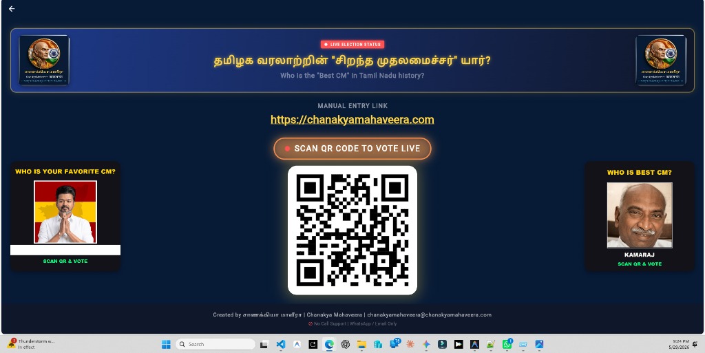 Scan QR Code to Vote